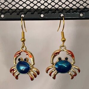 Cute Crab Earrings